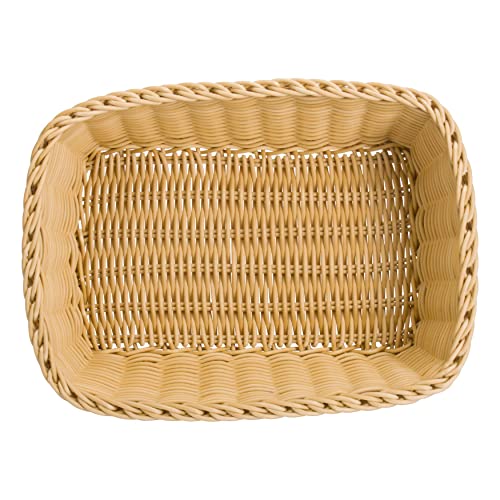 Westmark Mehrzweck-Korb, Geeignet für Hotel und Gastronomie, Rechteckig, ca. 31,5 x 22 x 10 cm, Synthetikfaser, Saleen Edition, Hellbeige, 02020030101