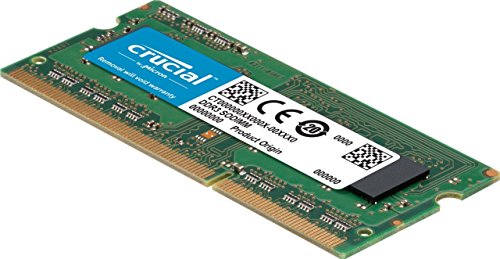 Crucial 8GB DDR3L 1600 MT/s (PC3L-12800) SODIMM 204-Pin - CT102464BF160B