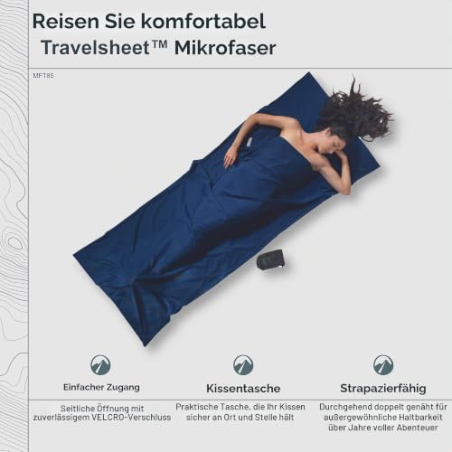 Cocoon - Premium - TravelSheet™ Mikrofaser - Cranberry