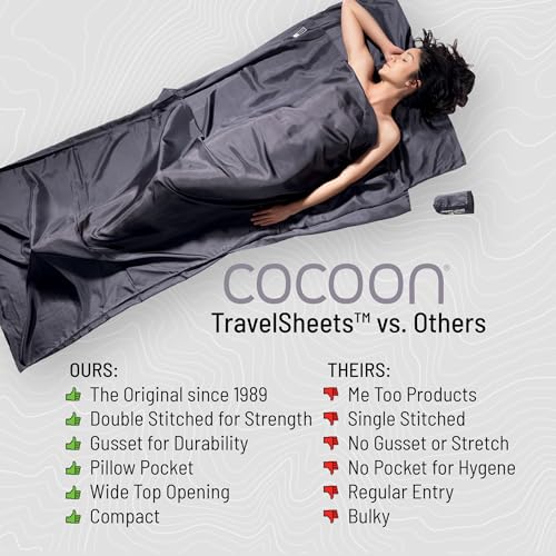 Cocoon - Premium - TravelSheet™ Mikrofaser - Cranberry