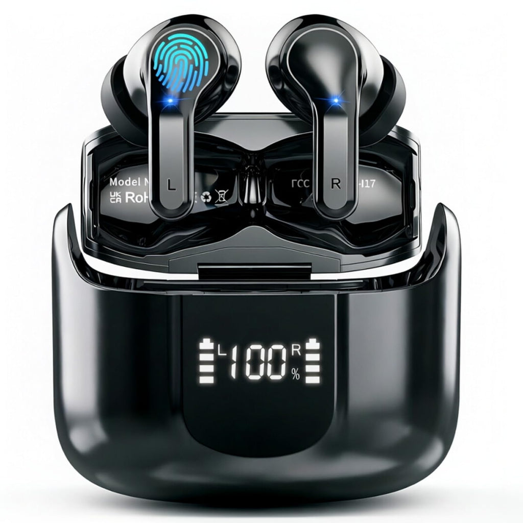 2026 Bluetooth Kopfhörer in Ear, 6D Stereo Kopfhörer Kabellos Bluetooth 5.4
