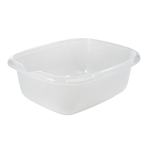 keeeper Universal-Schüssel mit Ausguss, Eckig, 9 l, 38 x 32 cm, Björk, Transparent