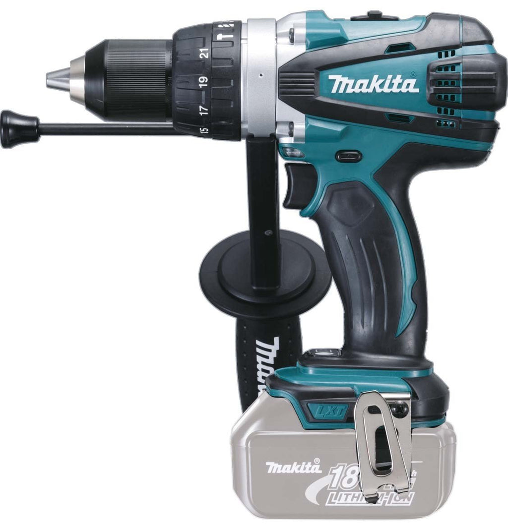 Makita Akku-Schlagbohrschrauber 18 V, im Makpac ohne Akku und Ladegerät, DHP458ZJ