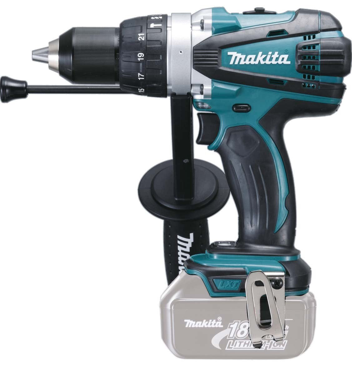 Makita Akku-Schlagbohrschrauber 18 V, im Makpac ohne Akku und Ladegerät, DHP458ZJ