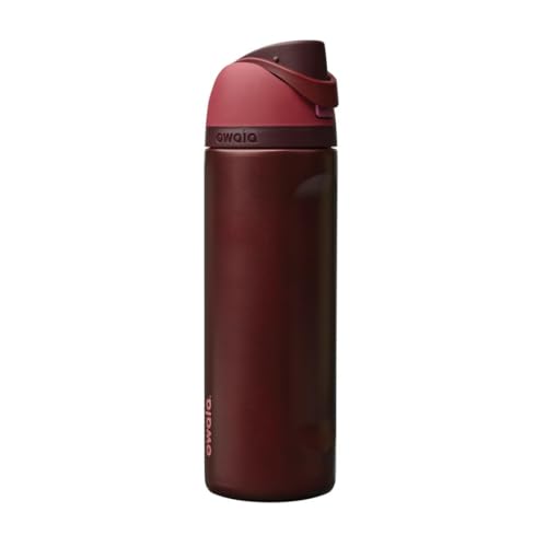 Owala FreeSip - Stainless Steel - 24-oz. - Red (Black Cherry) (Amazon)(A7)