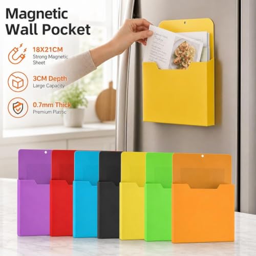 Magnetischer Aktenhalter, magnetischer Papierhalter für Kühlschrank