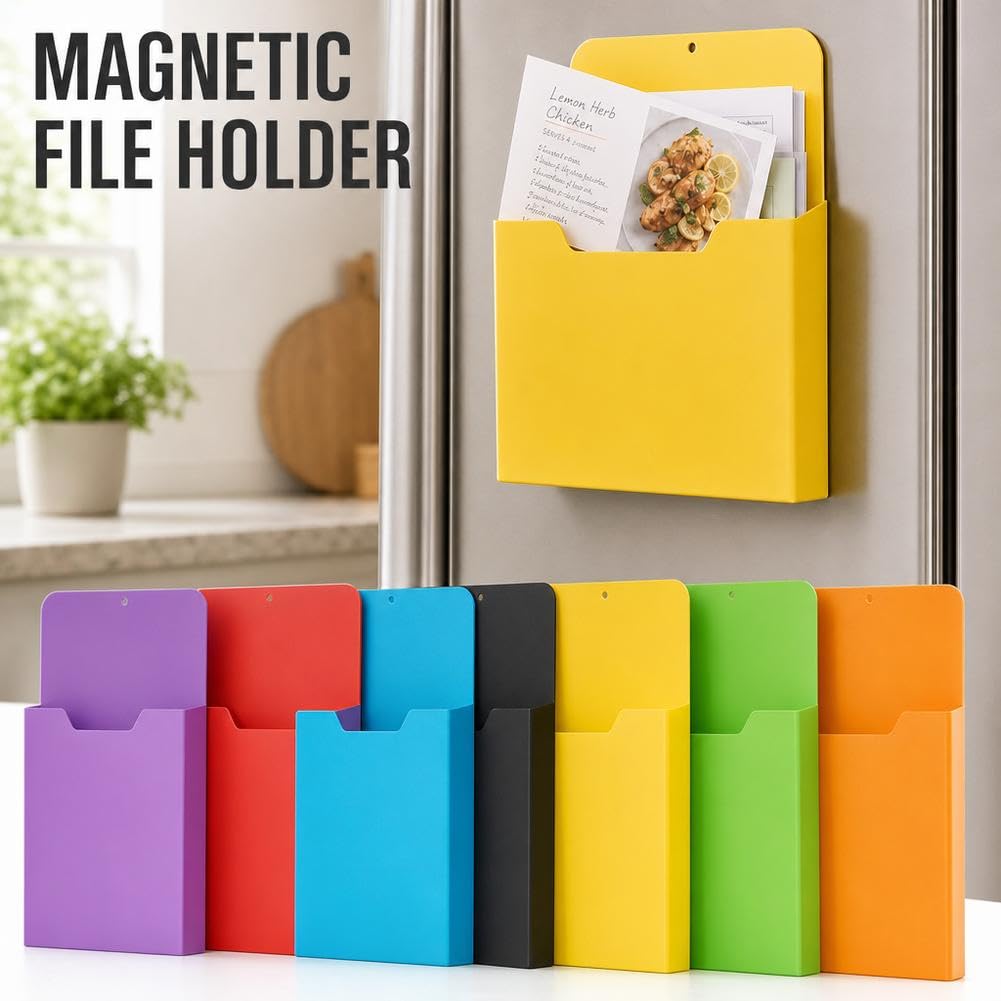 Magnetischer Aktenhalter, magnetischer Papierhalter für Kühlschrank