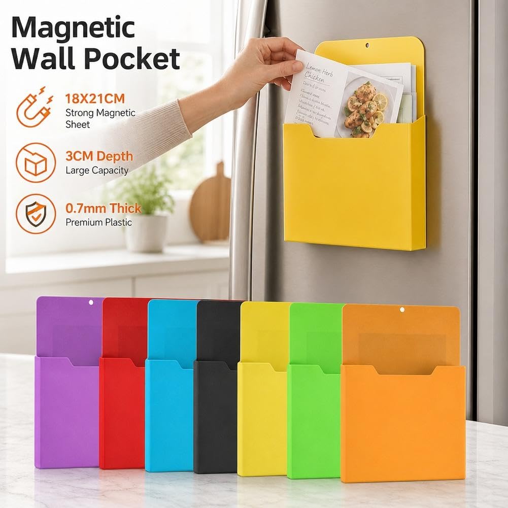 Magnetischer Aktenhalter, magnetischer Papierhalter für Kühlschrank