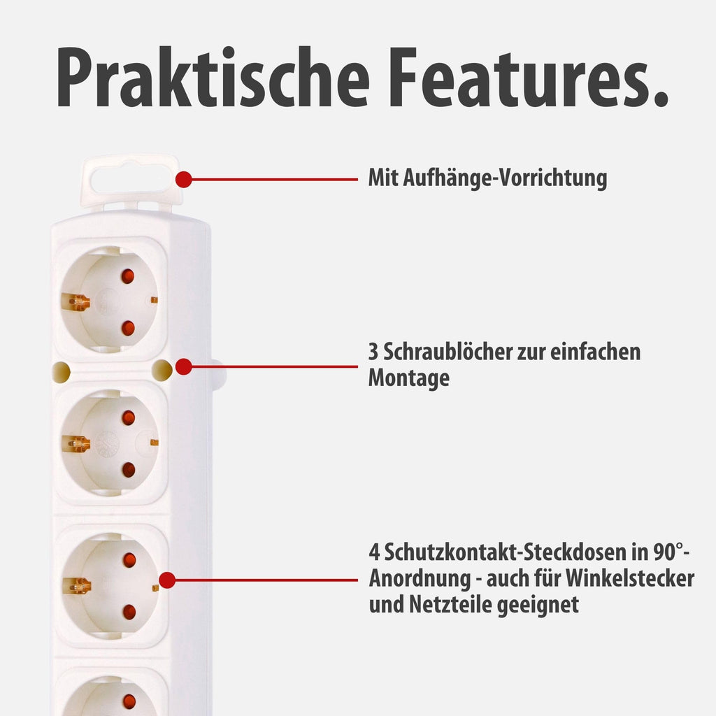 Brennenstuhl Comfort-Line Plus Steckdosenleiste 4-Fach