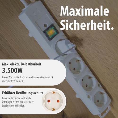 Brennenstuhl Comfort-Line Plus Steckdosenleiste 4-Fach