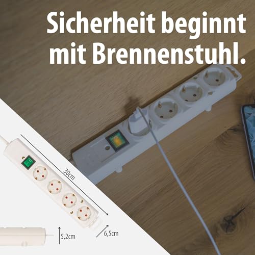Brennenstuhl Comfort-Line Plus Steckdosenleiste 4-Fach