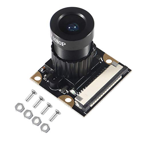 kompatibel mit Raspberry Pi Kamera Nachtsicht Infrarot Kameramodul 5MP OV5647 Webcam Einstellbare Kamera Video 1080p mit 2 Infrarot-IR-LED-Licht-HD-Webcam für Raspberry pi 3 B+/3B/2B/4B.