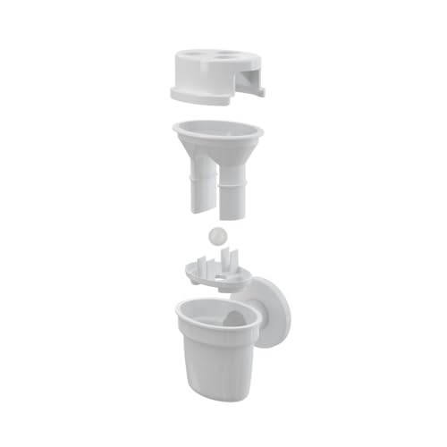 AlcaPlast AKS5 Trichter Tropfwasser Kondensat Siphon mit Kugel und Schlauchhalter | Ablauf DN32