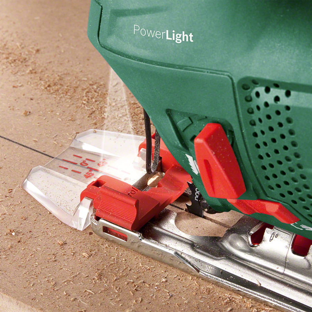 Bosch Home and Garden Stichsäge PST 900 PEL (620W, Hubzahl bei Leerlauf 500 bis 3100 U/min, in Kunststoffkoffer), 06033A0200
