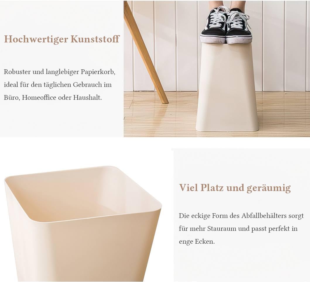 Papierkorb 6102 Mülleimer Papiereimer 29 cm 12L | Rosa