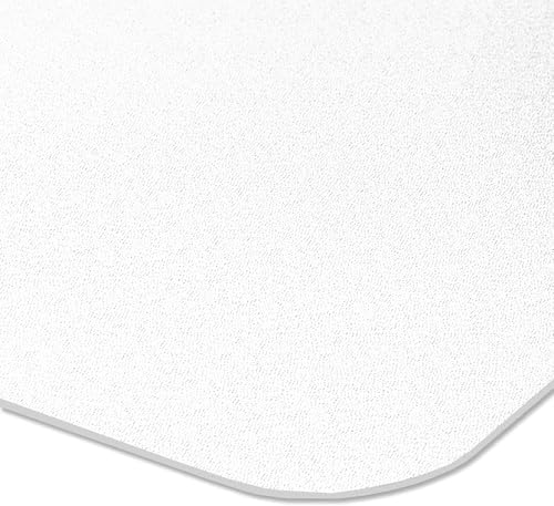 Floordirekt PRO - Bürostuhl Unterlage - transparente Bodenschutzmatte für Hartböden - Bodenmatte, Bodenschutz, Unterlegmatte (114 x 130 cm)