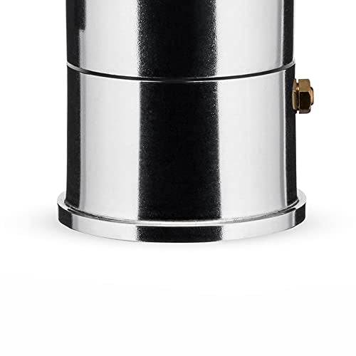 Alessi "LA CUPOLA" Espressomaschine 3. Tassen aus Gußaluminium, Griff und Knopf aus PA, schwarz