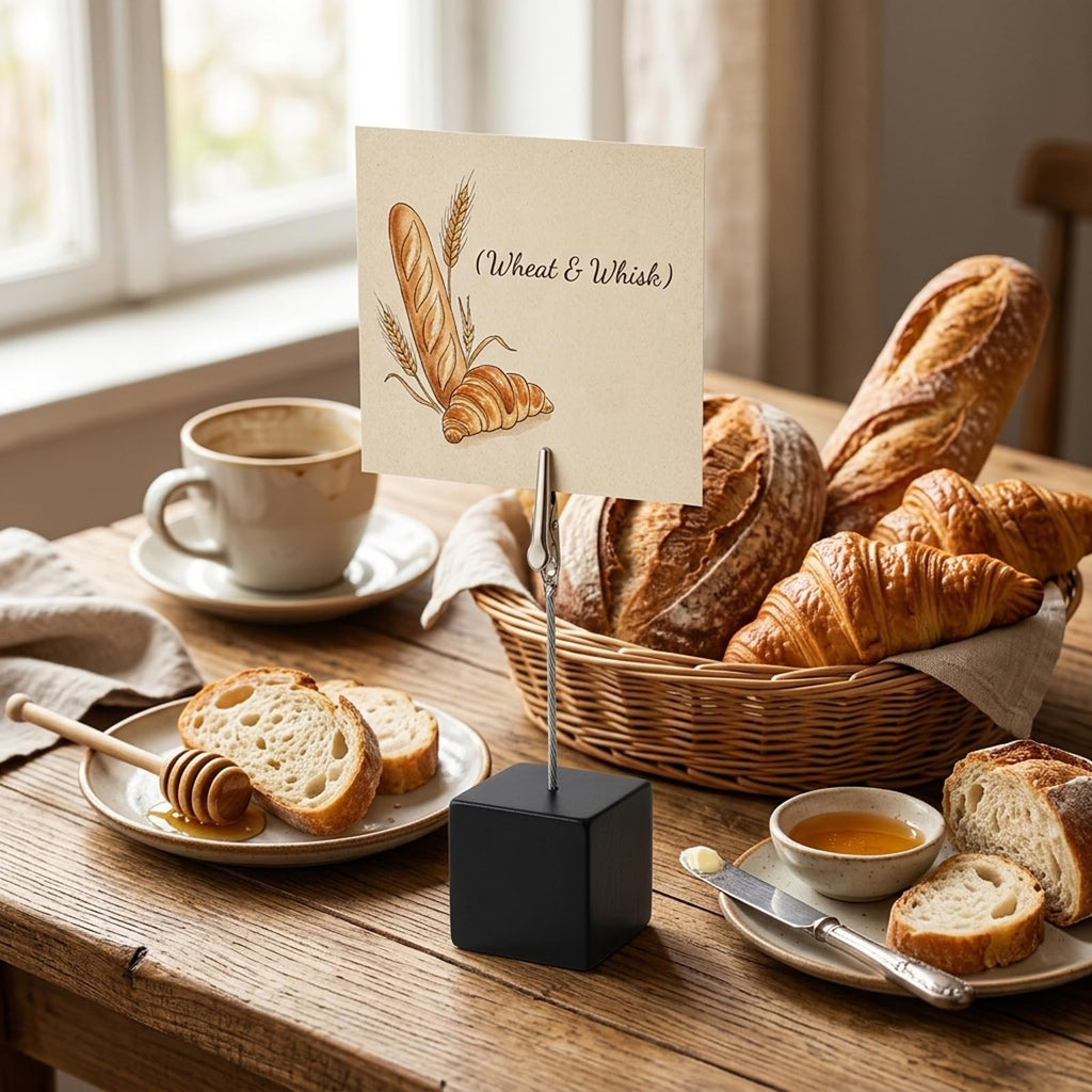 30 Stück Fotohalter mit Klammern, Holz Postkartenhalter Memo Clip Ständer