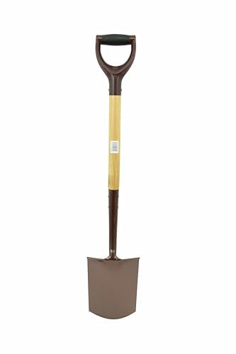 Spear & Jackson 4190NB Elements Spaten mit Tritt – Carbonstahlkopf, ergonomischer Vorwärts-Neigungsgriff, rostbeständig, ideal zum Graben, Umgraben & zur Bodenbearbeitung