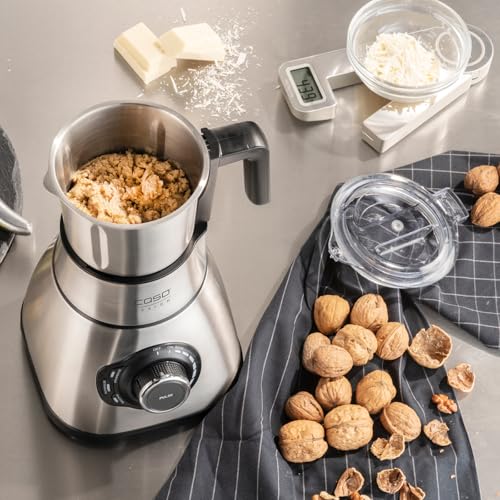 CASO B 1800 PowerBlender-Set - Standmixer, 28.000 U/min, Glasbehälter 1,75 L, inkl. Trinkflasche und Zerkleiner, Mixer Testsieger mit sehr gut, Edelstahl