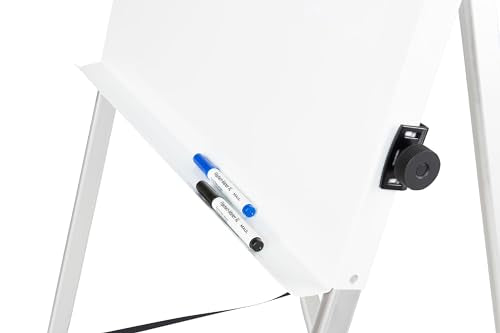 MAUL Flipchart mobil silber MAULoffice stabil magnethaftend höhenvariabel