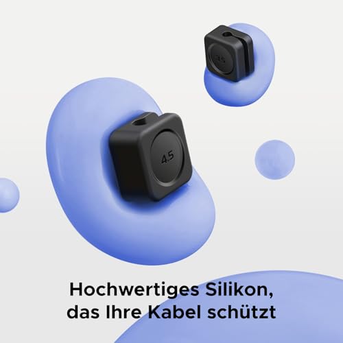 UGREEN 6 Stück Magnetische Kabelhalter Selbstklebend Kabelclips
