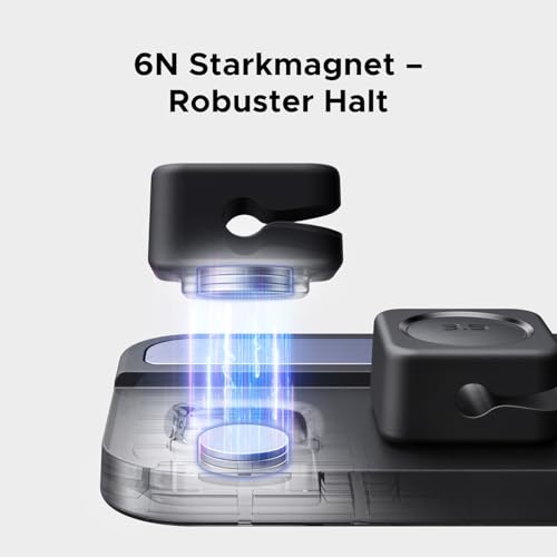 UGREEN 6 Stück Magnetische Kabelhalter Selbstklebend Kabelclips