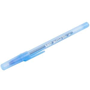 Bic Round Stic Kugelschreiber, Strichstärke, Blau, 8 Stück