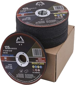 Merryland 50 Stück Trennscheibe 125 X 1,0 Metall Edelstahl Stahl Craft-Line