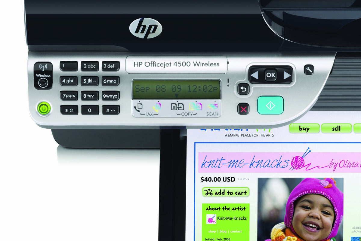 HP Officejet 4500 Wirle. G510N