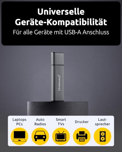 Intenso Alu Line 8GB Speicherstick USB 2.0 anthrazit
