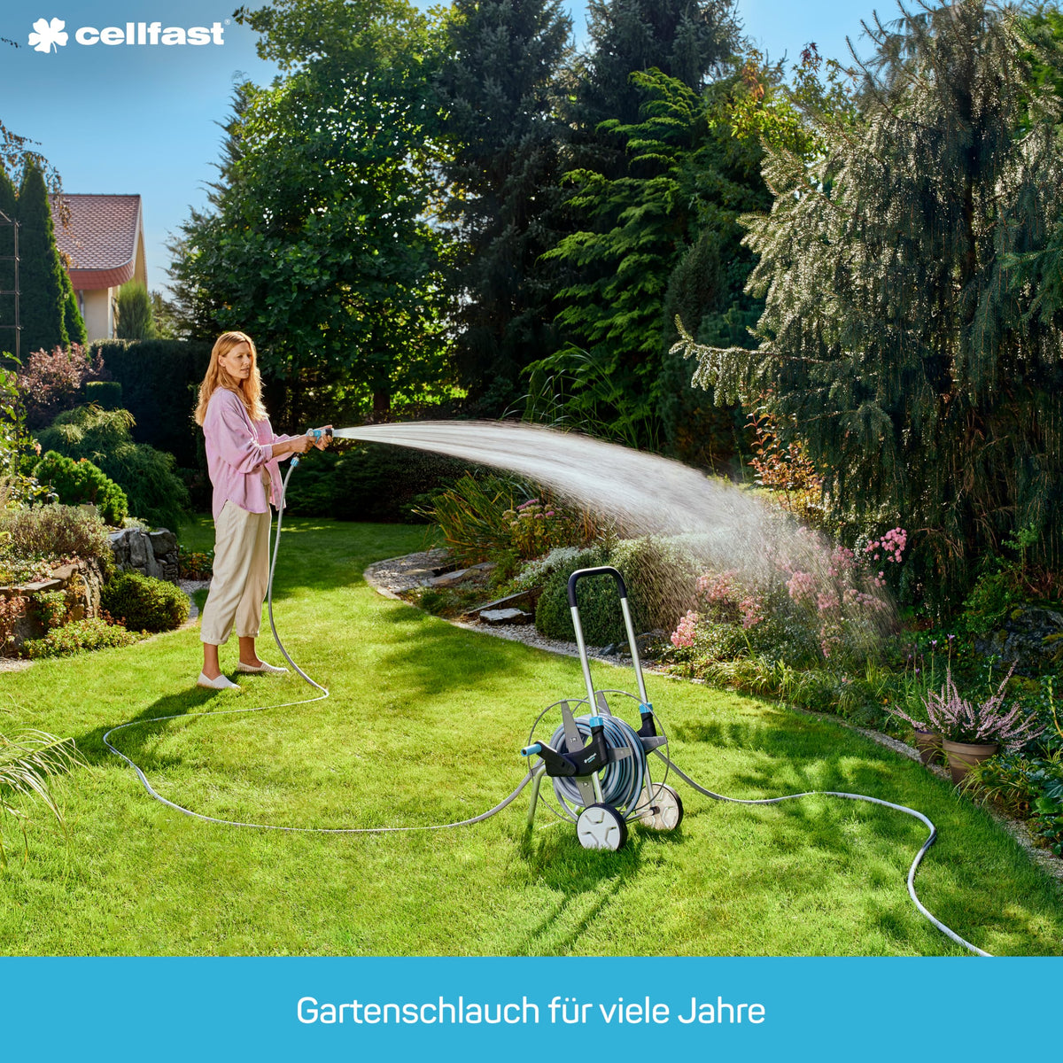 CELLFAST HOBBY ATS2 Gartenschlauch 6-lagig Doppelgeflecht 3/4" 25 m