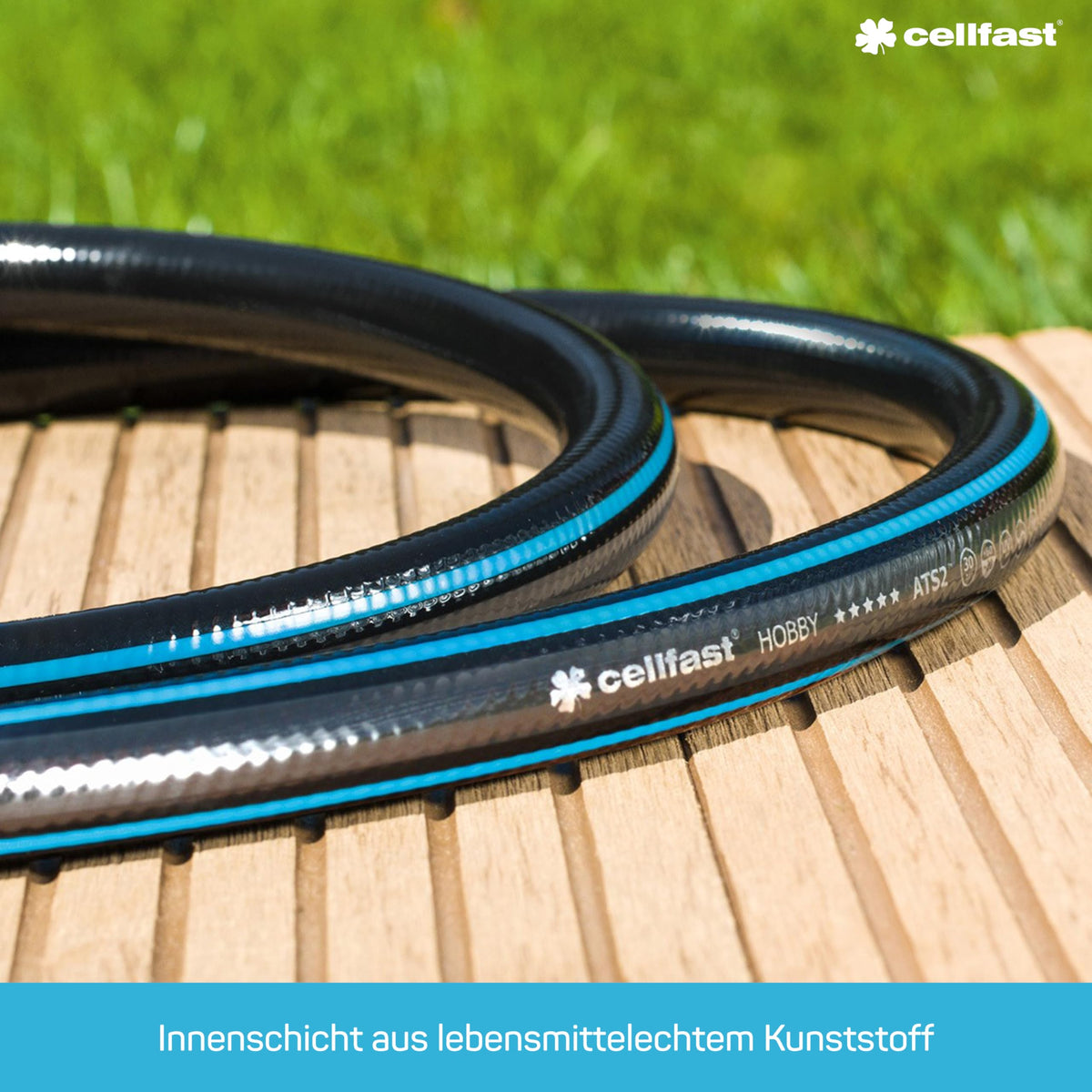 CELLFAST HOBBY ATS2 Gartenschlauch 6-lagig Doppelgeflecht 3/4" 25 m