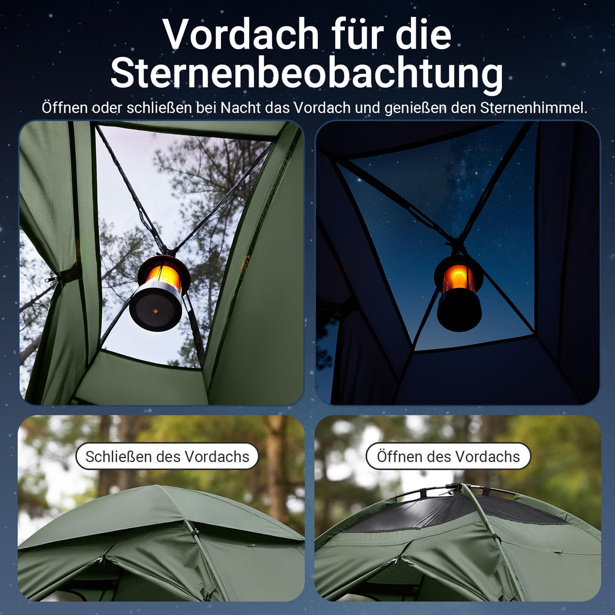 SoBuy Feldbett mit Zelt 7in1 Wurfzelt mit Luftpumpe, Rolltasche, Schlafsack, Wasserdichtes Campingbett Outdoor Campingliege Familienzelt Camping Tent