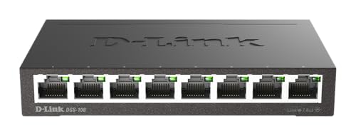 D-Link DGS-108 8-Port Layer2 Gigabit Switch
