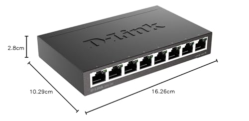 D-Link DGS-108 8-Port Layer2 Gigabit Switch