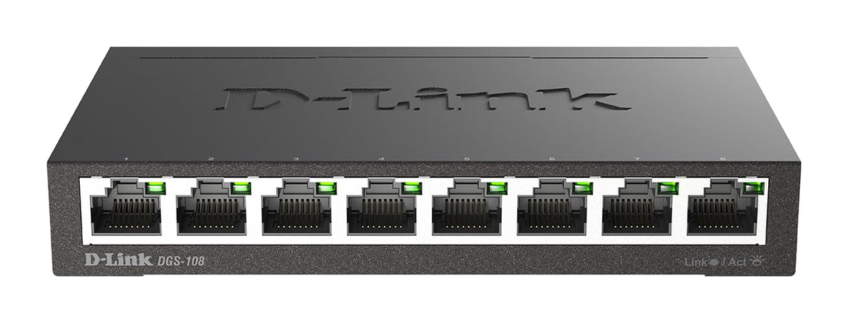 D-Link DGS-108 8-Port Layer2 Gigabit Switch