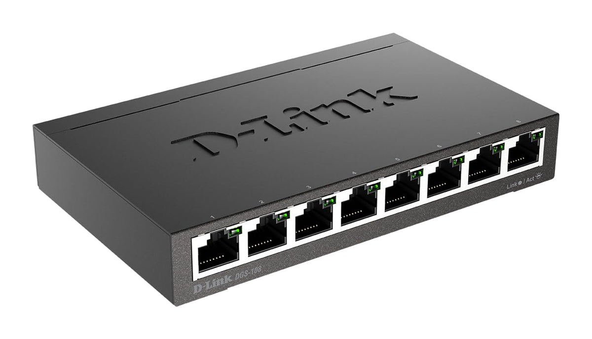 D-Link DGS-108 8-Port Layer2 Gigabit Switch