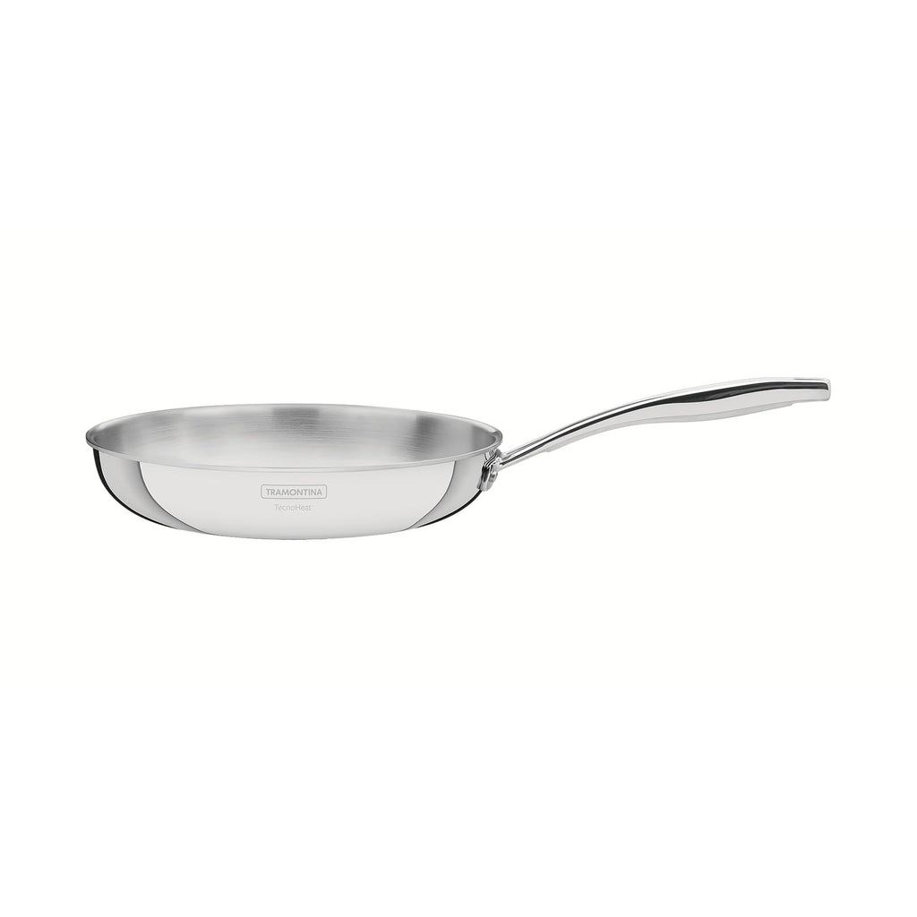 Tramontina Grano Pfanne 30 cm Edelstahl, Tri-Ply, Induktion, Unbeschichtet