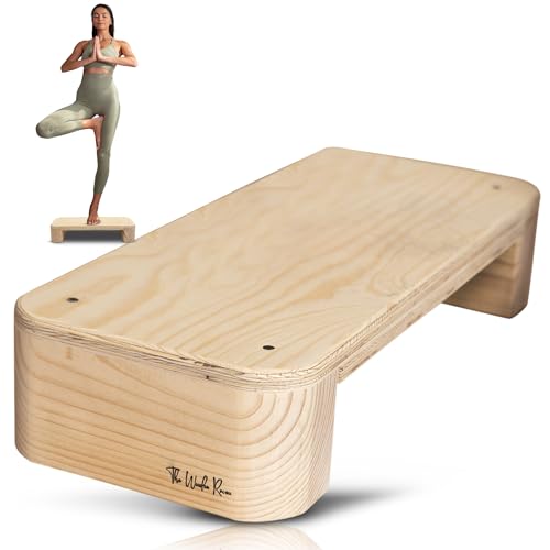 Step Ökologisches Holz: Plattform 68 x 29 x 14 cm, aus 100 % natürlichem Kiefernholz
