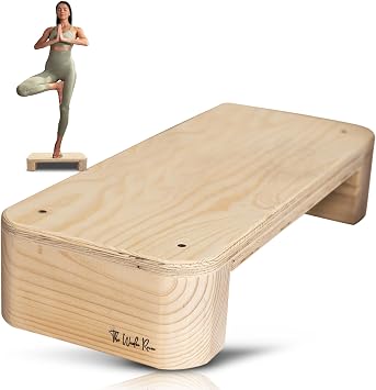 Step Ökologisches Holz: Plattform 68 x 29 x 14 cm, aus 100 % natürlichem Kiefernholz