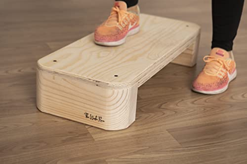 Step Ökologisches Holz: Plattform 68 x 29 x 14 cm, aus 100 % natürlichem Kiefernholz