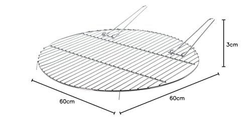 Esschert Design Grillrost für Feuerschalen, Ø ca. 59 cm