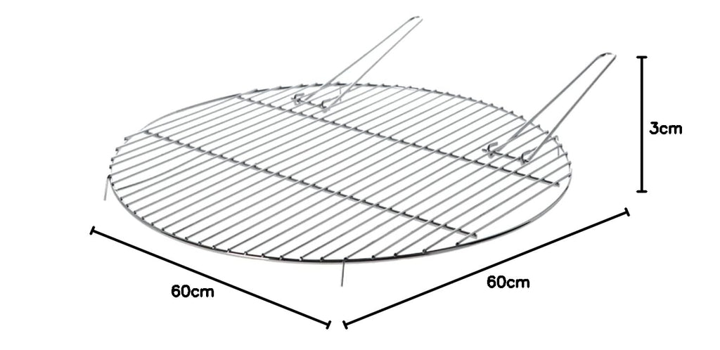 Esschert Design Grillrost für Feuerschalen, Ø ca. 59 cm