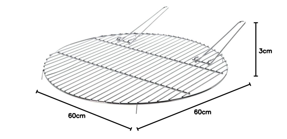 Esschert Design Grillrost für Feuerschalen, Ø ca. 59 cm