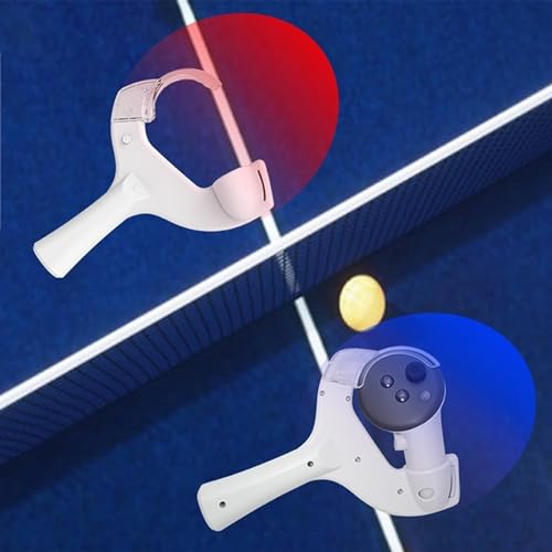 Q3 Tischtennis-Paddel-Griff, VR-Pong-Paddel-Adapter für Meta Quest 3 Controller-Griffe, Touch-Controller, Tischtennisschläger VR-Gaming-Zubehör