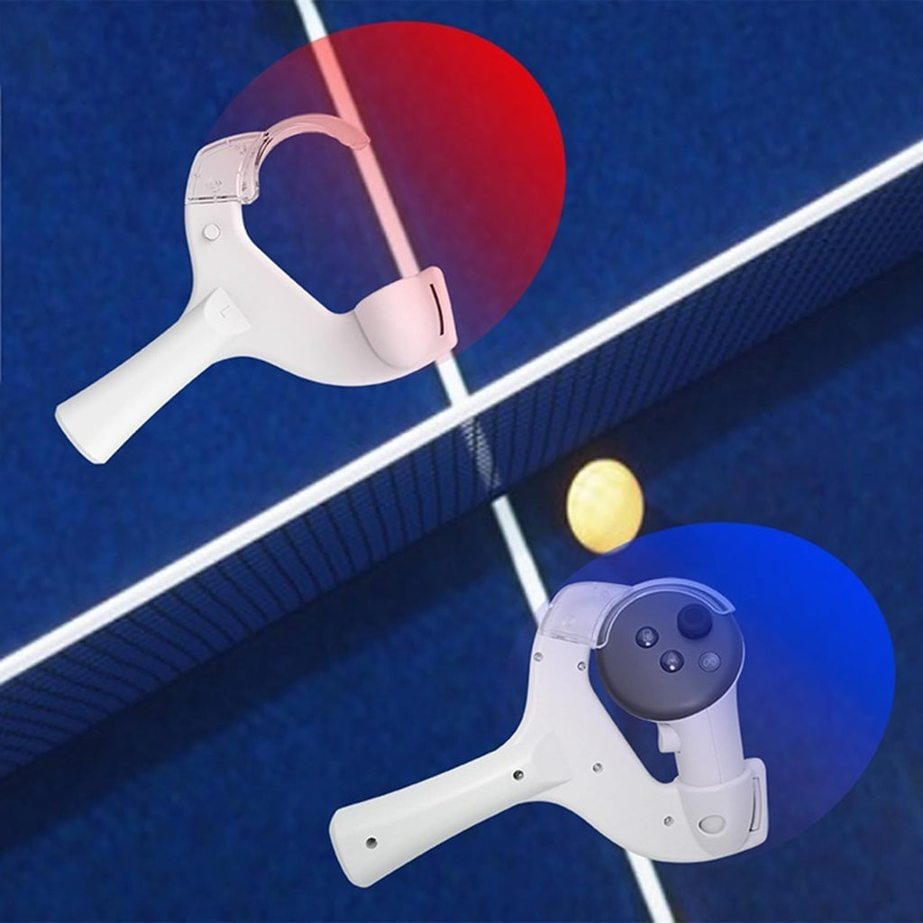 Q3 Tischtennis-Paddel-Griff, VR-Pong-Paddel-Adapter für Meta Quest 3 Controller-Griffe, Touch-Controller, Tischtennisschläger VR-Gaming-Zubehör