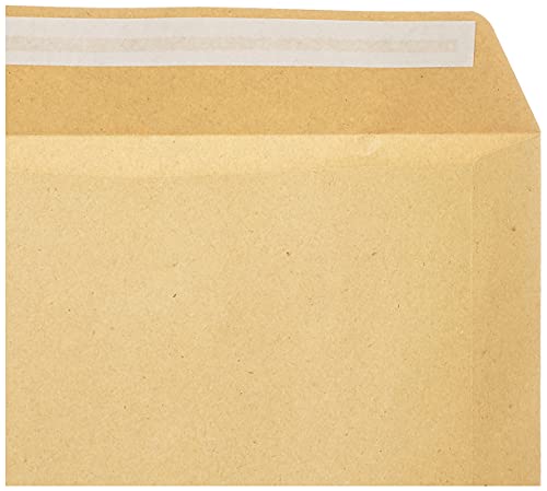 Herlitz Versandtasche C4 90 g Haftklebend, Recyclingpapier, blauer Engel, 25-er Packung, eingeschweißt, braun