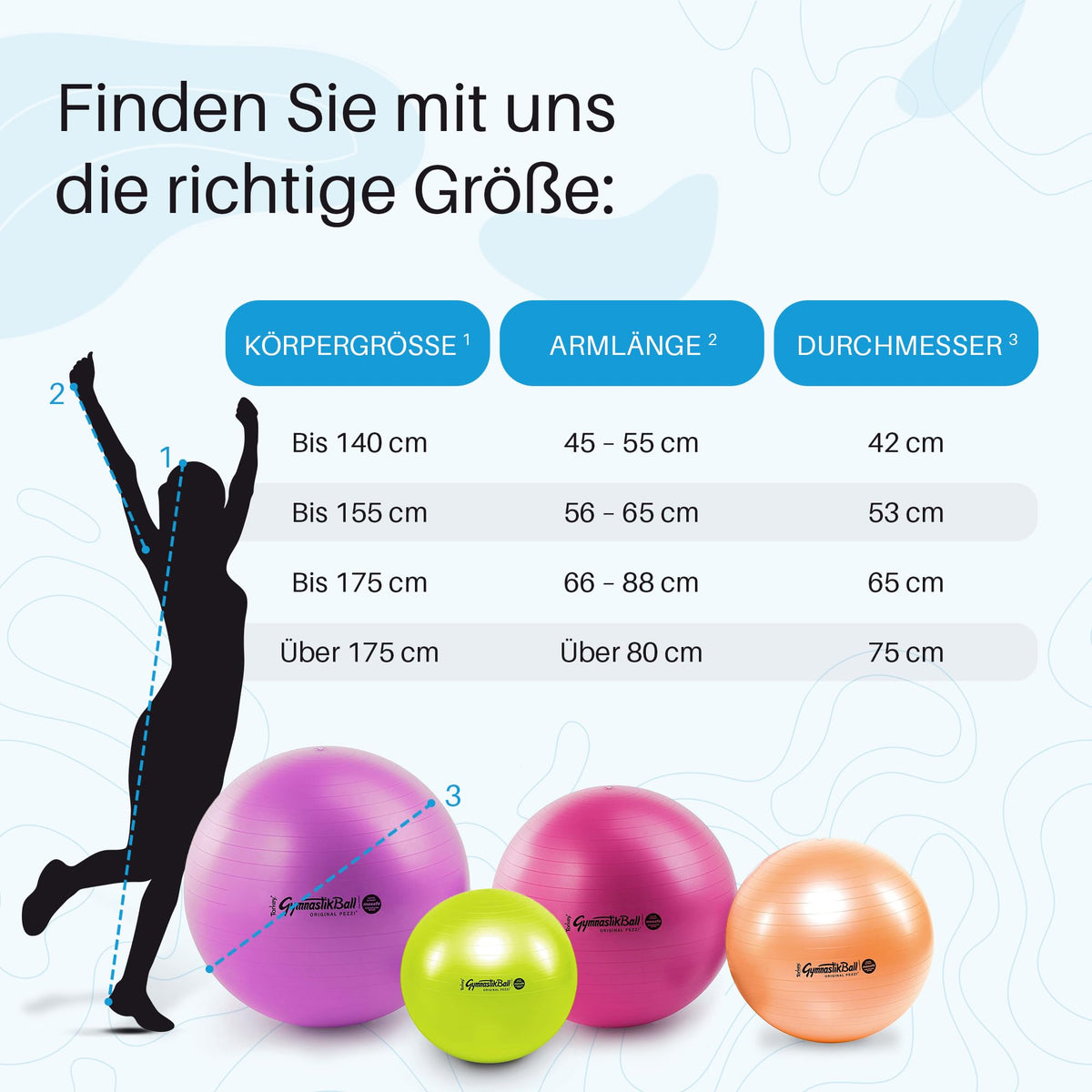 PEZZI Gymnastikball Maxafe Sitzball