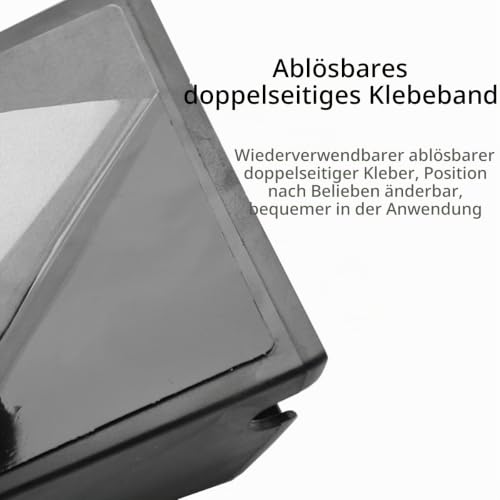 JNNJ Selbstklebende Aufbewahrungsbox für Auto, Universal-Organizer für Auto Organizer, multifunktionales Autozubehör, Auto aus PVC Organizer, geeignet für alle Autos (groß)